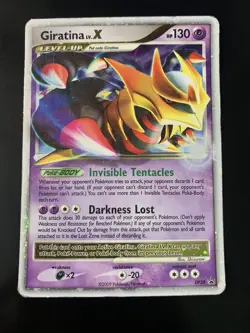 Giratina LV.X DP38 Holo Diamond & Pearl Promo PokÃ©mon Card Heavy Play - Image 1