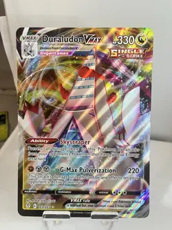 Duraludon VMAX Evolving Skies 123/203 Ultra Rare JUMBO Pokemon Card Oversized - Image 1