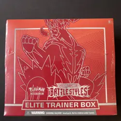 PokÃ©mon TCG Sword & Shield 5 Battle Styles Elite Trainer Box Card Game - Image 1