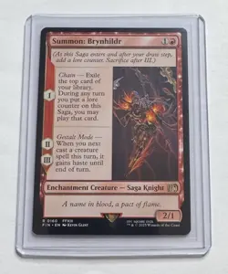 Summon: Brynhildr #160 Final Fantasy Rare Enchantment Creature MTG NM/M - Image 1