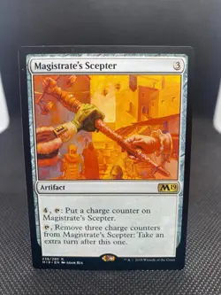 MTG Magistrate's Scepter Core Set 2019 NM/Regular English - Image 1