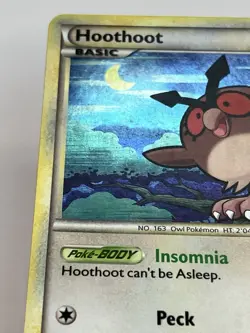 Hoothoot LP HeartGold SoulSilver Promo HGSS05 Pokemon TCG Holo - Image 7