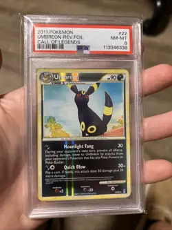 Umbreon Reverse Holo Call Of Legends PSA 8 Pokemon TCG NM - Image 1
