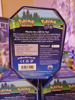 PokÃ©mon GO Gift Tins (Set of 3) POKEMON TCG - Sealed Pikachu Snorlax Blissey - Image 6