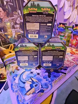 PokÃ©mon GO Gift Tins (Set of 3) POKEMON TCG - Sealed Pikachu Snorlax Blissey - Image 7