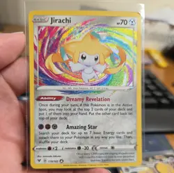 Pokemon TCG Jirachi 119/185 Swsh04: Vivid Voltage Holo Amazing Rare Near Mint - Image 1