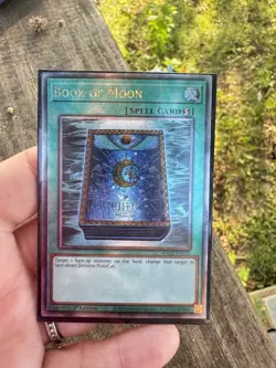 *** BOOK OF MOON *** 1ST EDITION QUARTER CENTURY SECRET RARE RA02-EN050 YUGIOH - Image 2