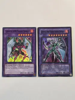 Elemental Hero Shining Phoenix Enforcer DP05-EN013 Super Rare Yugioh Set x2 LCGX - Image 1