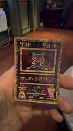 PokÃ©mon TCG Ancient Mew Promo HoloRare Card 1999/2000 Damaged - Image 1