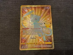 PokÃ©mon Gold Mew TCG Celebrations Card 025/025 Full Art - Image 1