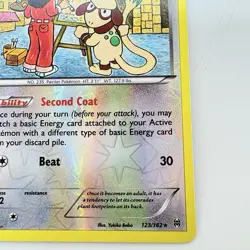 Pokemon TCG Smeargle #123/162 XY Breakthrough Reverse Holo Card 2015 NM - Image 5