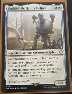 1x Codsworth, Handy Helper - 14 - NM - Universes Beyond: Fallout - MTG - Image 1