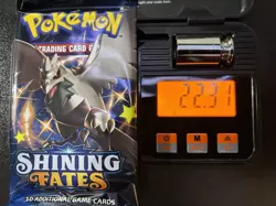 Pokemon Shining Fates Booster Pack Sealed 22.31g 3.70mm - Image 1