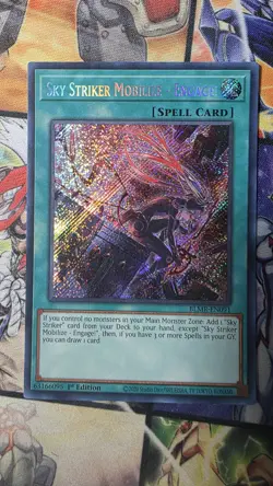 Sky Striker Mobilize - Engage! BLMR-EN091 Secret Rare Alt Art 1st Ed Mint Yugioh - Image 1