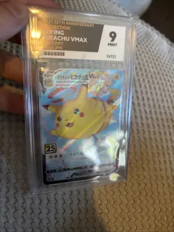 Pokémon TCG VMAX 024/028 S8a Pikachu 25th Anniversary Card Japanese - Ace 9 - Image 6