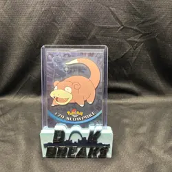 Topps 1999 TV Animation Ed SLOWPOKE #79 Pokemon Character Card 1st Print Blue - Image 1