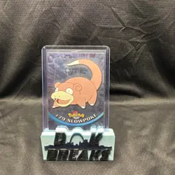 Topps 1999 TV Animation Ed SLOWPOKE #79 Pokemon Character Card 1st Print Blue - Image 3