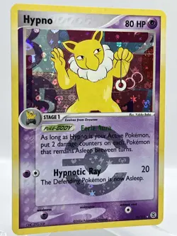 Hypno 25/112 EX Fire Red Leaf Green Reverse Holo Rare Vintage Pokemon TCG Card - Image 2