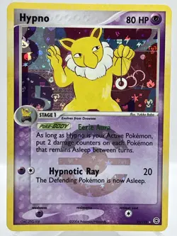 Hypno 25/112 EX Fire Red Leaf Green Reverse Holo Rare Vintage Pokemon TCG Card - Image 4