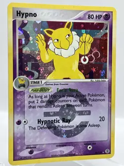Hypno 25/112 EX Fire Red Leaf Green Reverse Holo Rare Vintage Pokemon TCG Card - Image 5