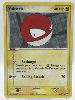Voltorb 80/101 EX Hidden Legends Reverse Holo Vintage Pokemon TCG Card - Image 1