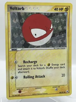 Voltorb 80/101 EX Hidden Legends Reverse Holo Vintage Pokemon TCG Card - Image 2