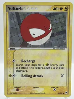 Voltorb 80/101 EX Hidden Legends Reverse Holo Vintage Pokemon TCG Card - Image 4