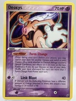 Deoxys 16/107 EX Deoxys Non Holo Rare 2005 Vintage Pokemon TCG Card - Image 1