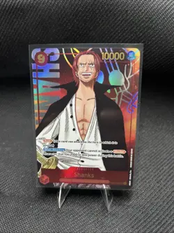 ONE PIECE Card Game Romance Dawn Shanks Parallel Alt Art OP01-120 SEC English - Image 1