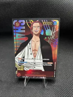 ONE PIECE Card Game Romance Dawn Shanks Parallel Alt Art OP01-120 SEC English - Image 3