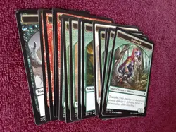 Magic the Gathering lot Token 14+ Horse Dinosaur Snake Dragon Demon Cards Clean - Image 3