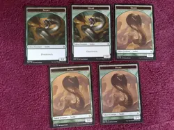 Magic the Gathering lot Token 14+ Horse Dinosaur Snake Dragon Demon Cards Clean - Image 6