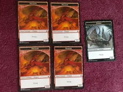 Magic the Gathering lot Token 14+ Horse Dinosaur Snake Dragon Demon Cards Clean - Image 8