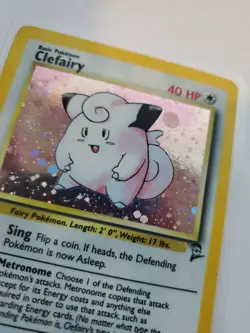 Clefairy Base Set Holo Pokemon Card Jungle Fossil WOTC - Image 5