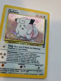 Clefairy Base Set Holo Pokemon Card Jungle Fossil WOTC - Image 6