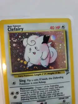 Clefairy Base Set Holo Pokemon Card Jungle Fossil WOTC - Image 7