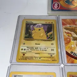 Pokemon TCG Vintage Card Lot Of 7 1999 WOTC Topps Pikachu Charizard - Image 7