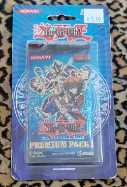 2008 YU-GI-OH! Vintage Unopened PREMIUM PACK 2 Sealed Game Blister Rack Card - Image 1