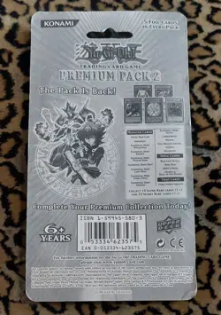 2008 YU-GI-OH! Vintage Unopened PREMIUM PACK 2 Sealed Game Blister Rack Card - Image 2