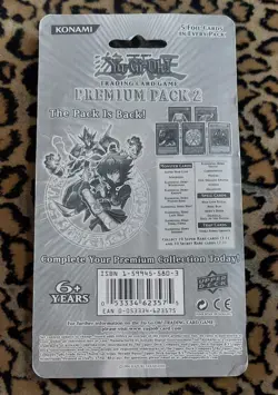 2008 YU-GI-OH! Vintage Unopened PREMIUM PACK 2 Sealed Game Blister Rack Card - Image 4