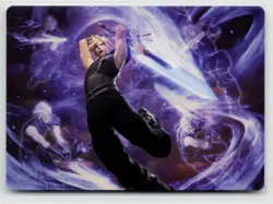 MTG Final Fantasy Art Series Cloud's Limit Break x1 NM Art Card - Image 1