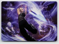 MTG Final Fantasy Art Series Cloud's Limit Break x1 NM Art Card - Image 3