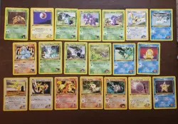 Vintage Pokemon Card Lot of 20 1st Edition Gym Challenge WOTC TCG - Image 1