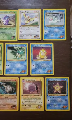 Vintage Pokemon Card Lot of 20 1st Edition Gym Challenge WOTC TCG - Image 4