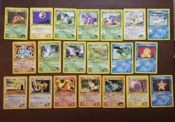 Vintage Pokemon Card Lot of 20 1st Edition Gym Challenge WOTC TCG - Image 9