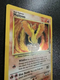 Pokémon TCG Moltres Holo Rare Card 12/62 Fossil Set  1999 Vintage WOC - Image 8