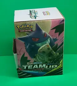 Pokemon SM Team Up Booster Box EMPTY Gravity Feed 3 Card No Booster Packs - Image 12