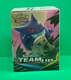 Pokemon SM Team Up Booster Box EMPTY Gravity Feed 3 Card No Booster Packs - Image 3