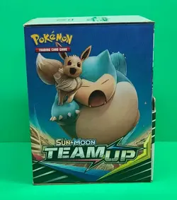 Pokemon SM Team Up Booster Box EMPTY Gravity Feed 3 Card No Booster Packs - Image 5