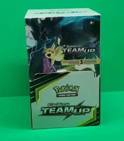 Pokemon SM Team Up Booster Box EMPTY Gravity Feed 3 Card No Booster Packs - Image 9